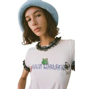 Colin Locascio Tannie Novelty T-Shirt Feminine Size L $110